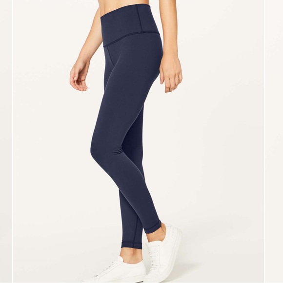 Lululemon Wunder Under High Rise Full Length Midnight Navy - Picture 4 of 9